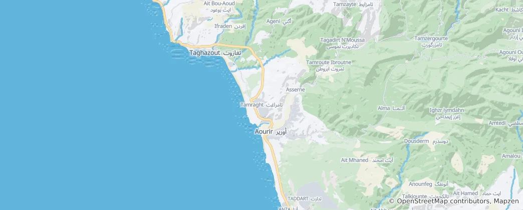 Map of Tamraght