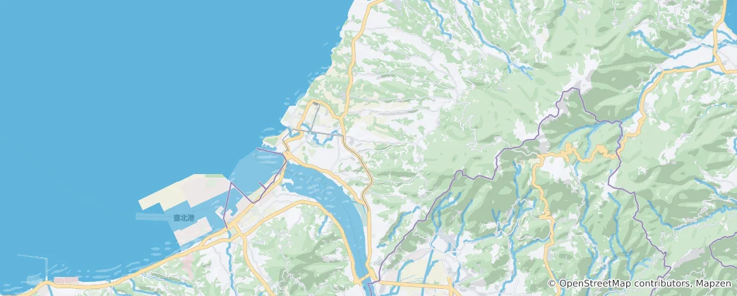 Map of Tamsui District