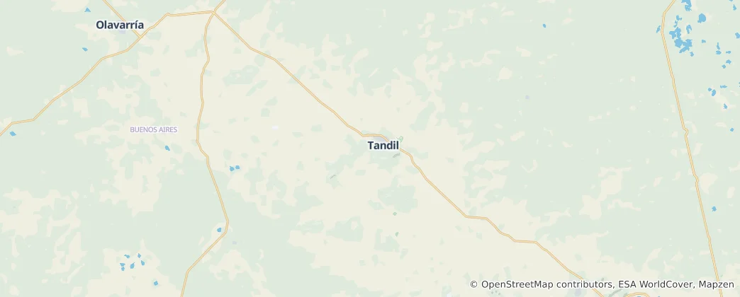 Mapa De Tandil
