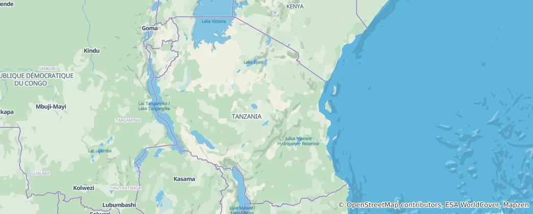 Map of Tanzania