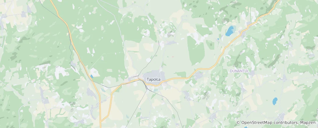 Mapa De Tapolca