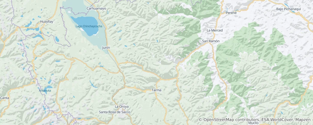 Map of Tarma Province