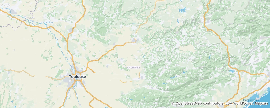 Mapa Tarn