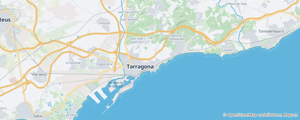 Mapa Tarragona