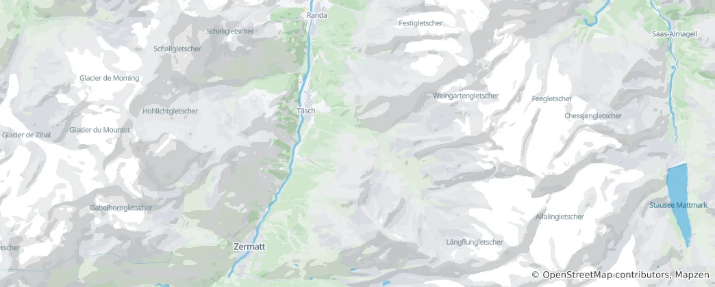 Mappa di Täsch