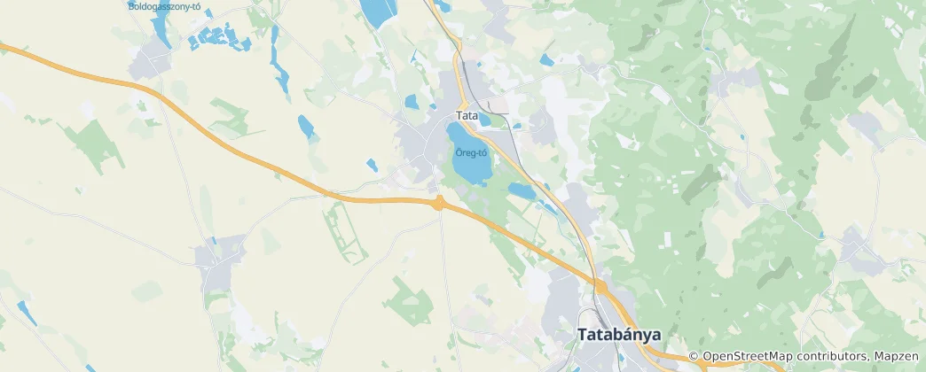 Map of Tata