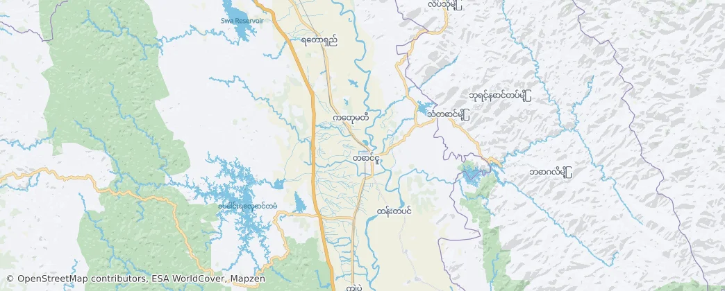 Taungoo Township — Map