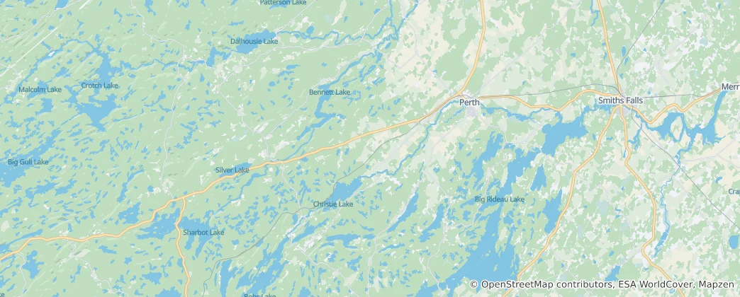Mappa di Tay Valley