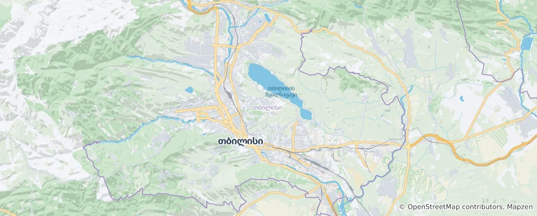 Mapa De Tiflis