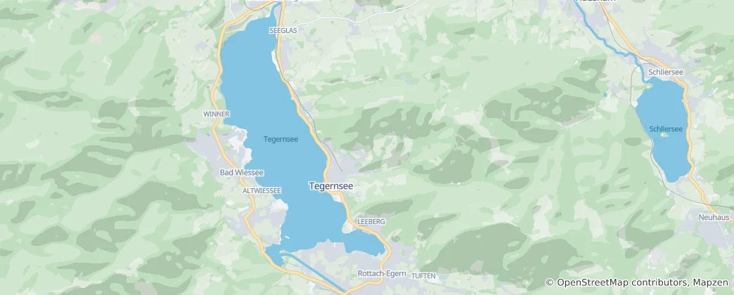 Карта Тегернзе