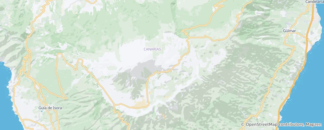 Mappa di Parco nazionale del Teide