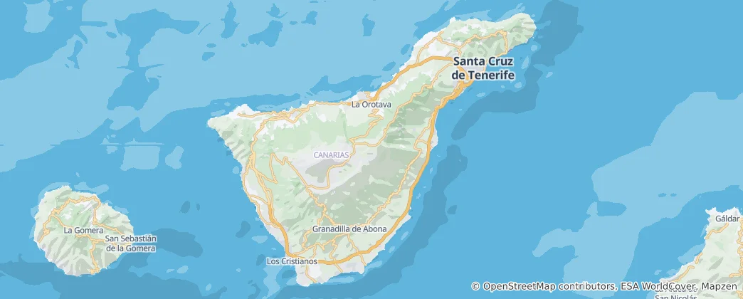 Karte von Teneriffa