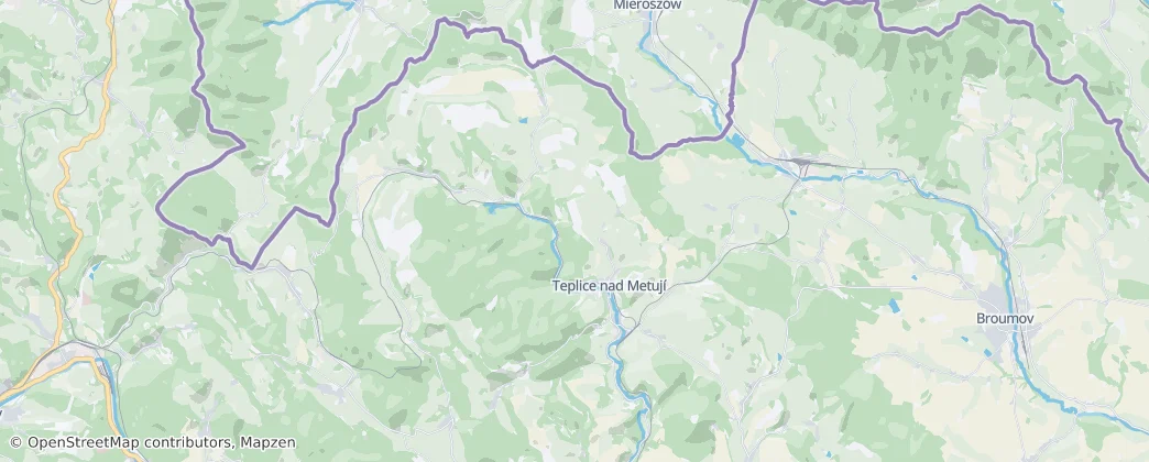 梅圖耶河畔特普利采 — 地图
