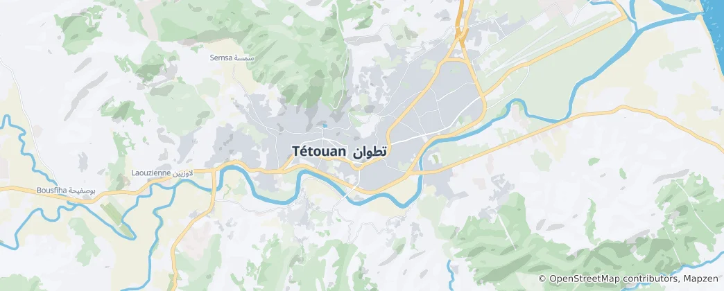 Map of Tétouan