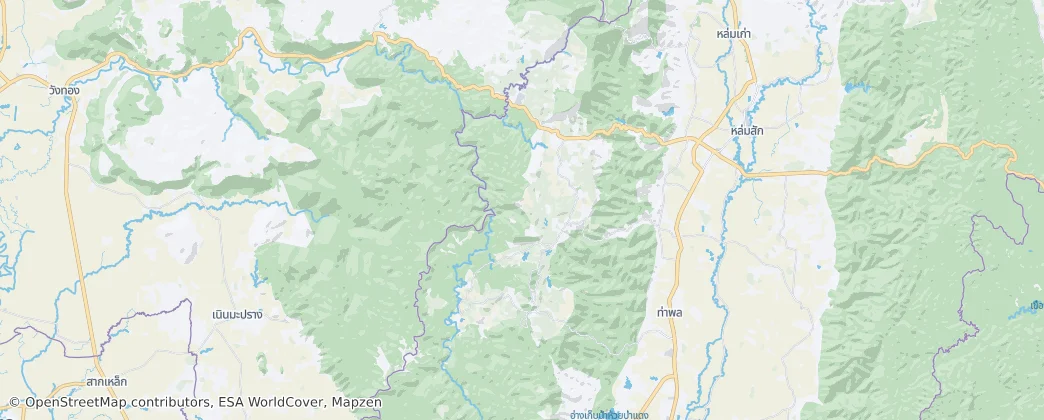 Distretto di Khao Kho — Mappa