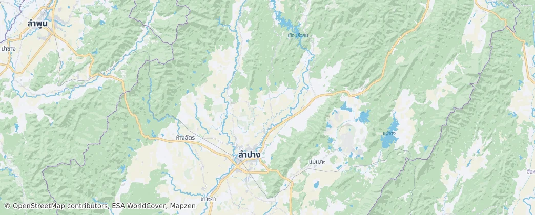 Mueang Lampang — Mapa