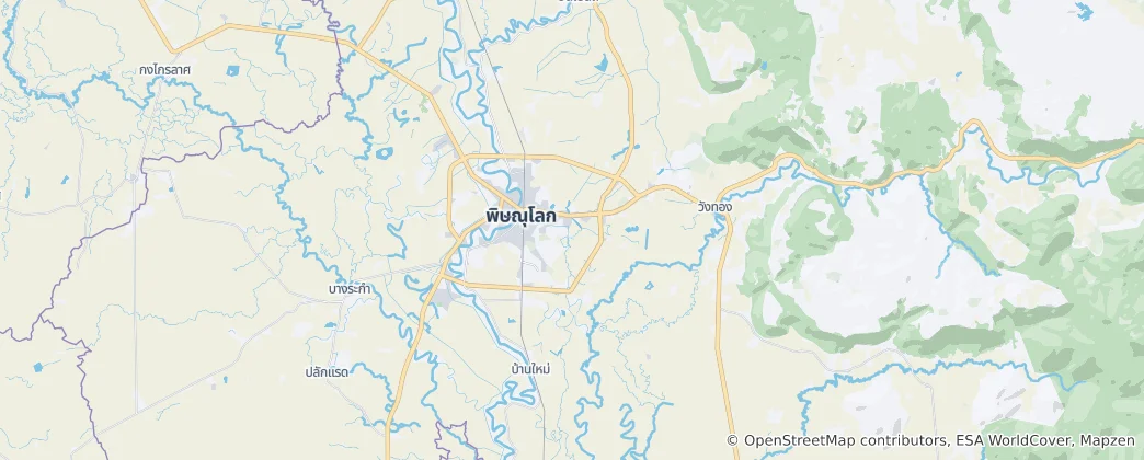 Mapa Mueang Phitsanulok