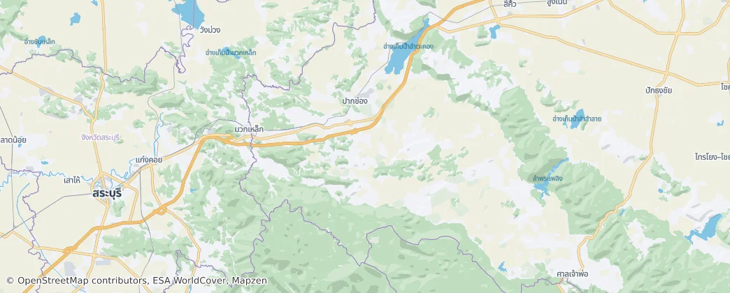 Map of Pak Chong