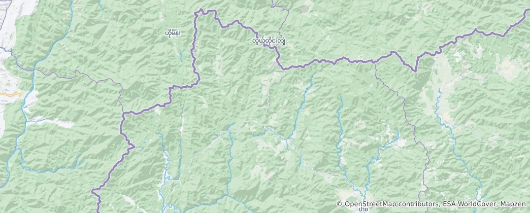 Mappa di Distretto di Pangmapha
