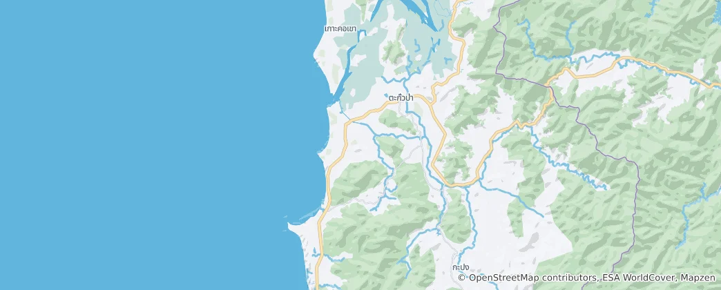 Mapa Takua Pa
