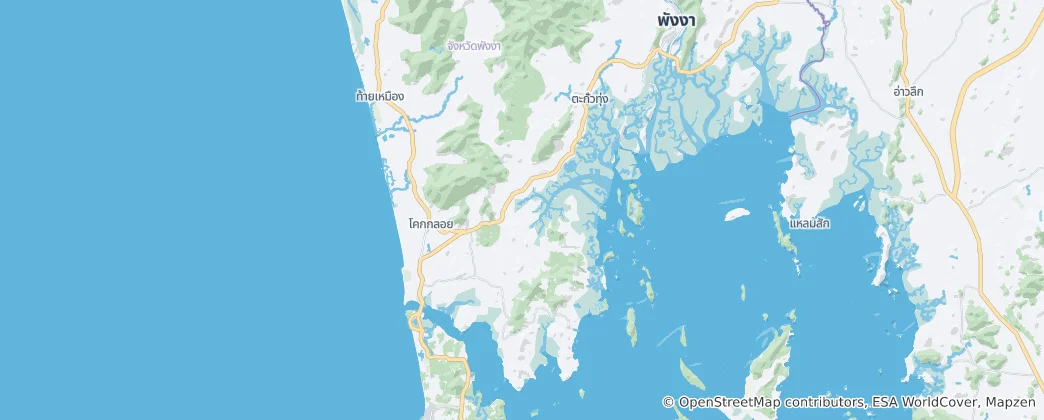 Mapa Takua Thung