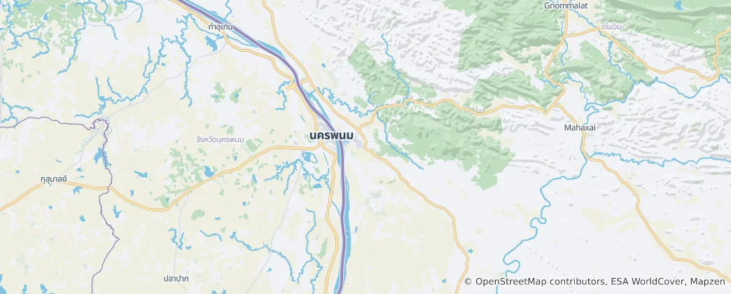 Map of Thakhek District