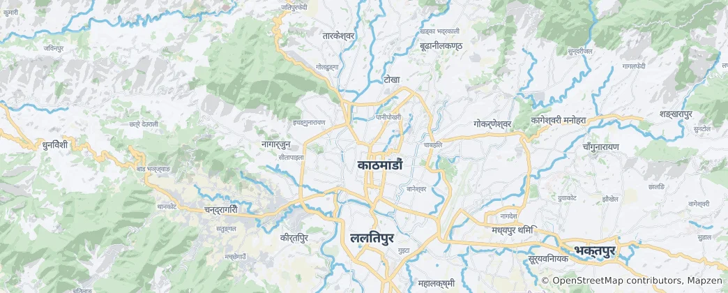 Map of Thamel