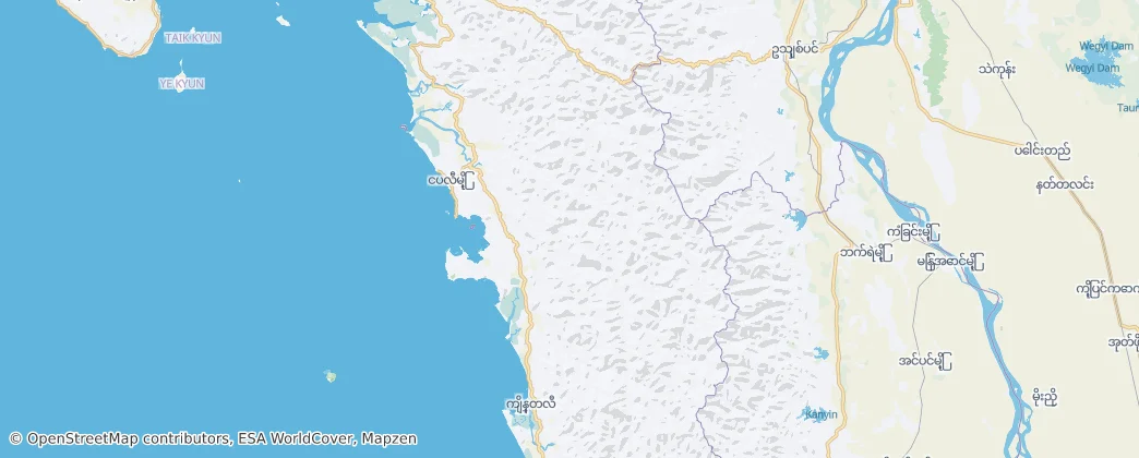 Thandwe Township — Map