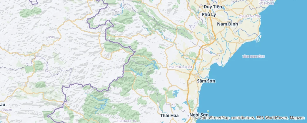 Térkép: Thanh Hoa