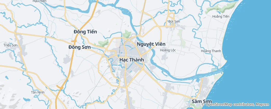 Карта Thanh Hoa