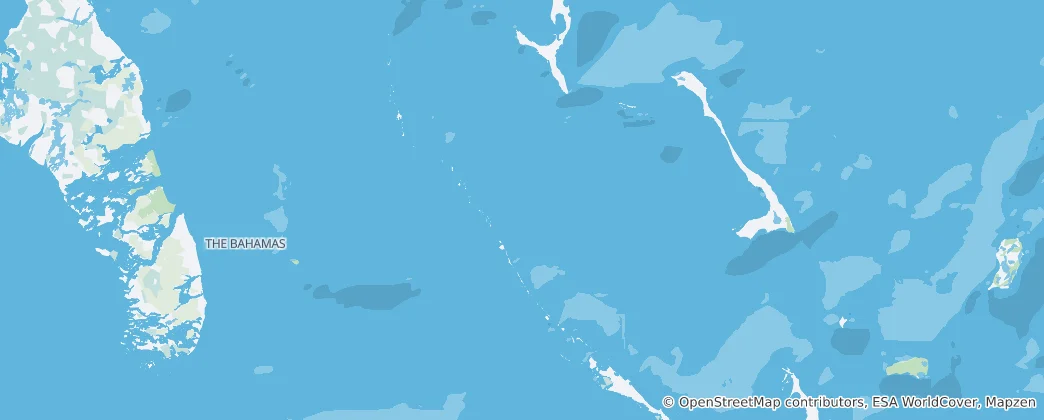 Map of The Bahamas
