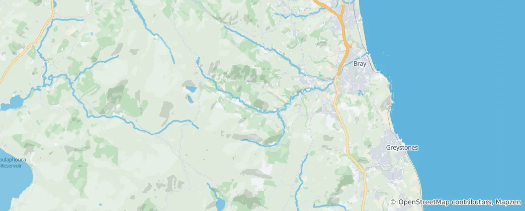 Mapa de The Municipal District of Bray