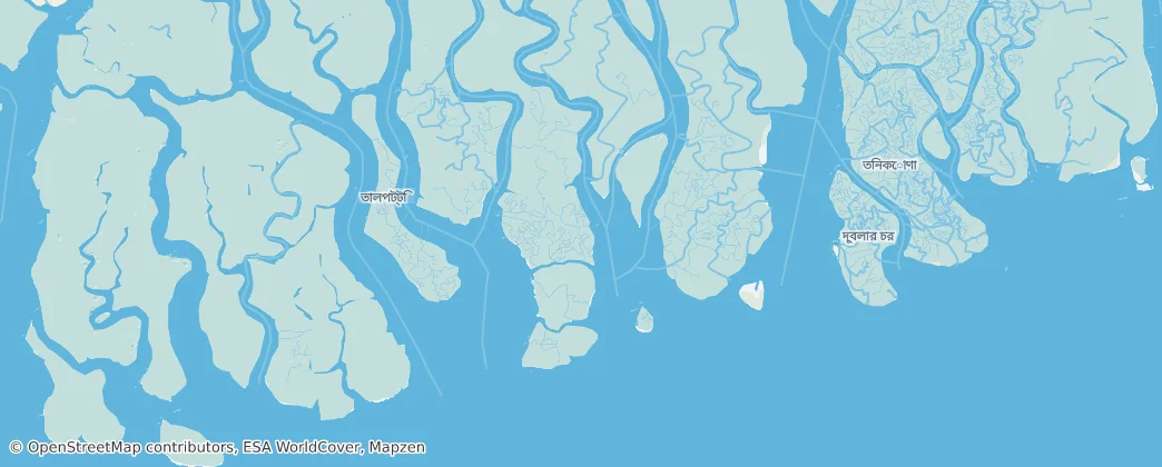 The Sundarbans — Térkép
