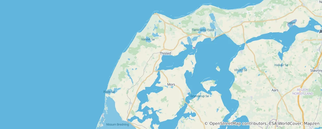 Map of Thisted Municipality