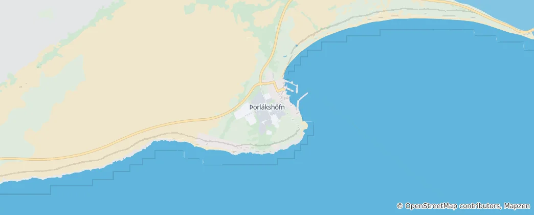 Þorlákshöfn Haritası