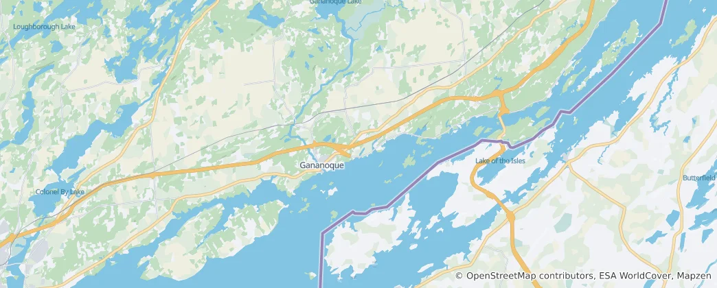 Mapa Tisíc ostrovů