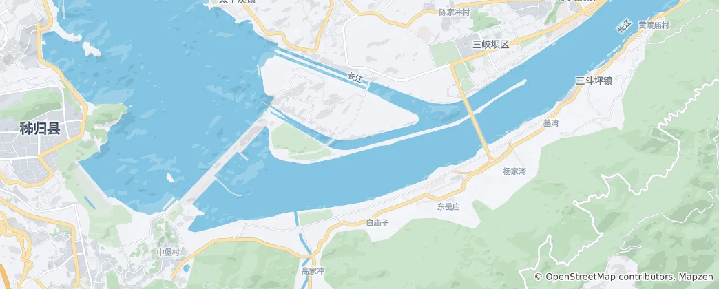 Térkép: Three Gorges Dam