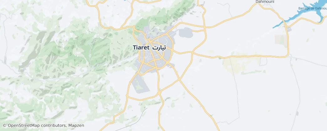 Tahert — Harita
