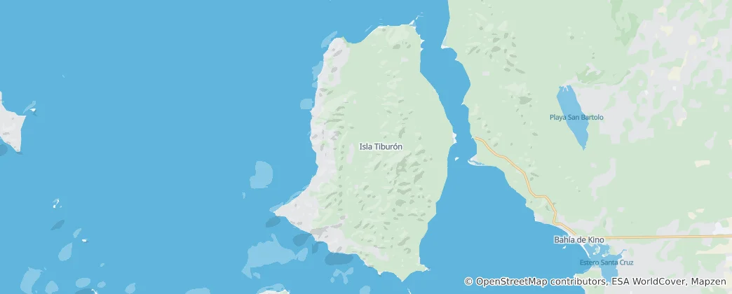 Mapa De Isla Tiburón