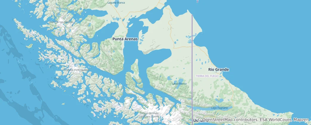 Mapa Ohňová země