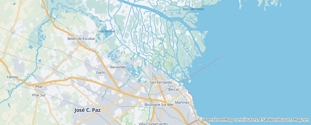 Mapa de Tigre