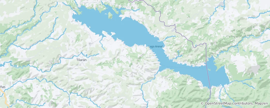 Mapa Tilarán