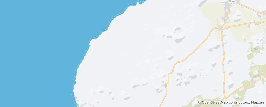 Mappa di Parco nazionale di Timanfaya