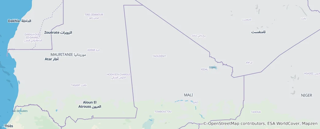 Map of Timbuktu Region