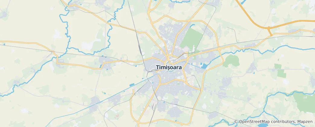 Map of Timisoara