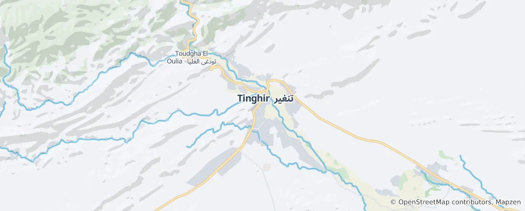 Mappa di Tinghir