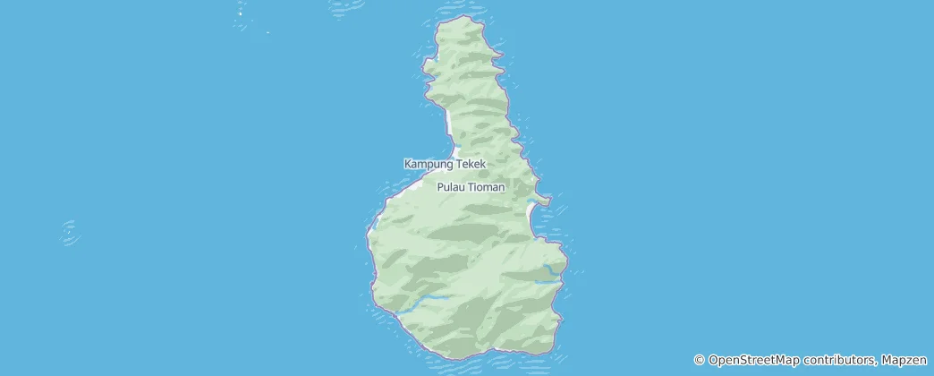 Mapa De Tioman Island