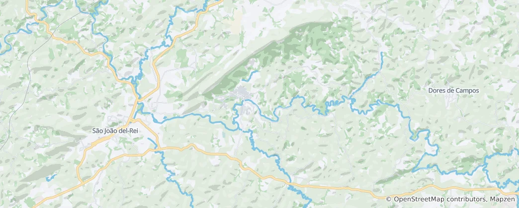 Mappa di Tiradentes