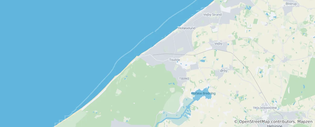 Carte de Tisvildeleje