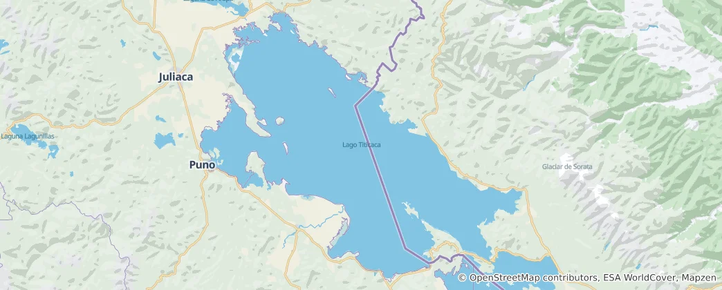 Map of Titicaca